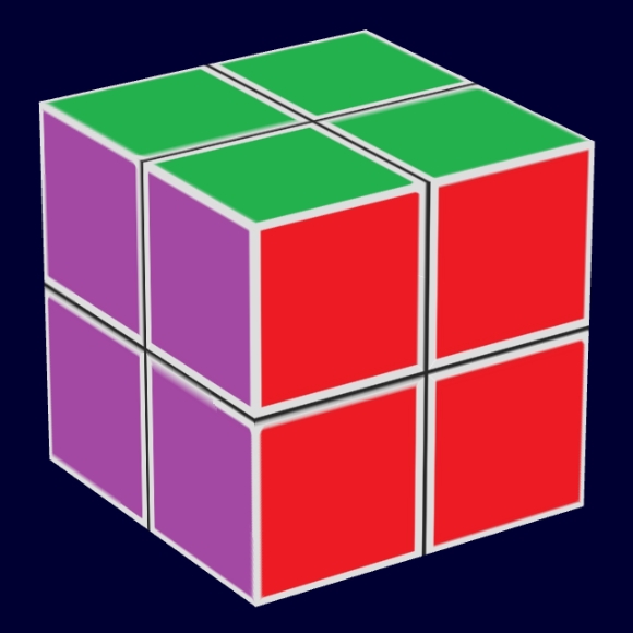 2x2 Cube Puzzle