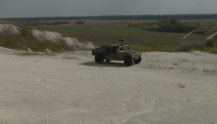 Humvee with no occlusion