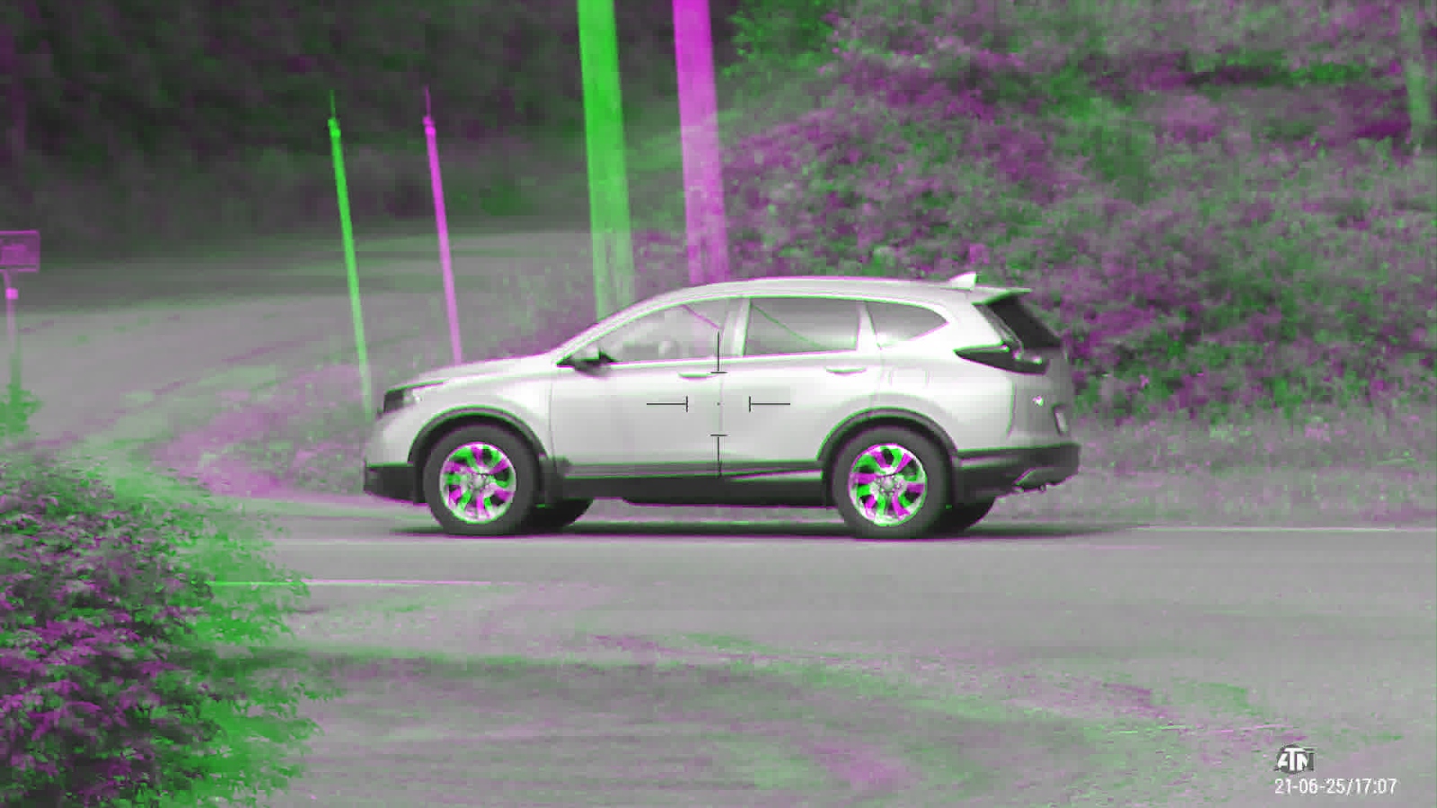 Two superimposed frames