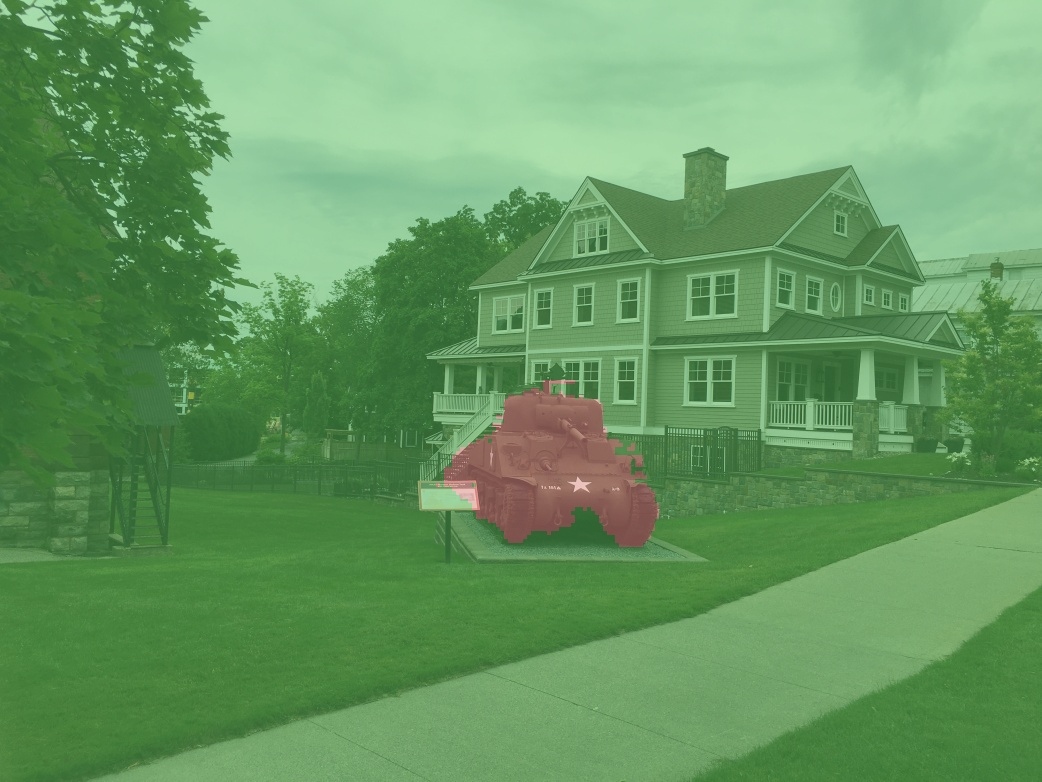 Segmented sherman tank