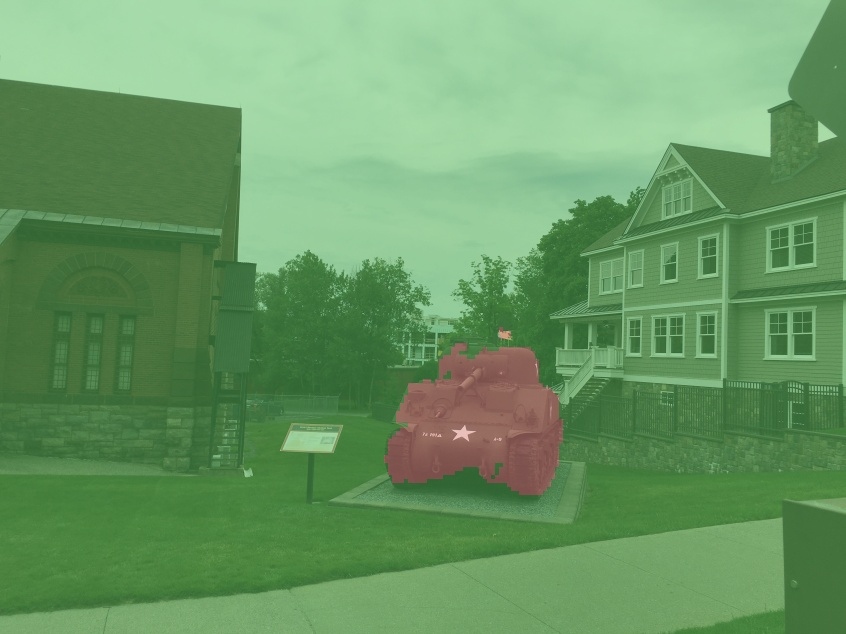 Segmented sherman tank