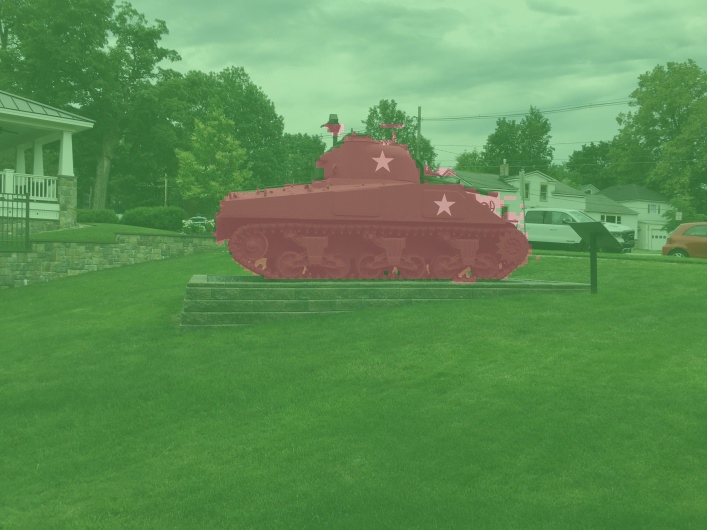 Segmented sherman tank