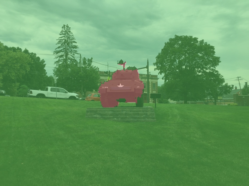 Segmented sherman tank