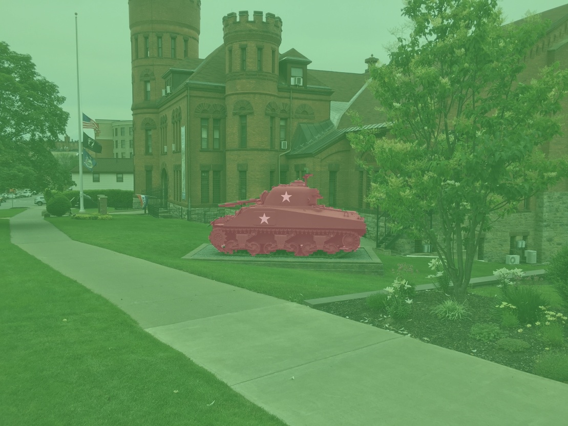 Segmented sherman tank