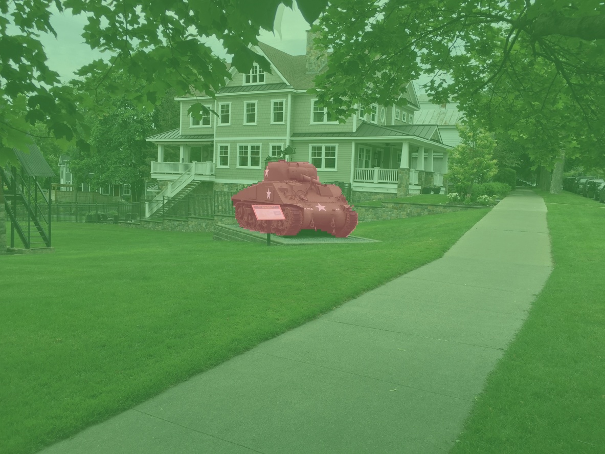 Segmented sherman tank