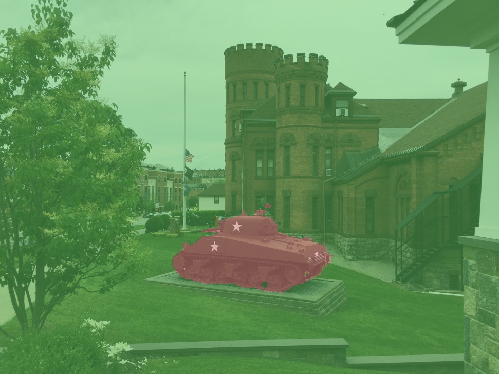 Segmented sherman tank