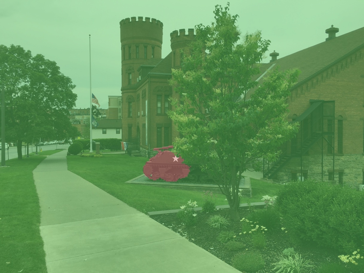 Segmented sherman tank